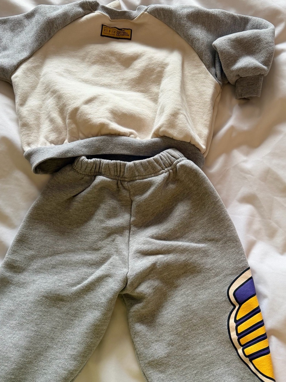 Zara Kids NBA Lakers Two Piece Sweat Set 3 Years - Picture 5 of 8